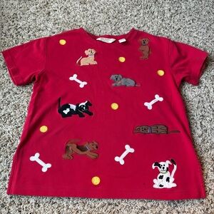 Vintage Bechamel Dog Embroidered Shirt